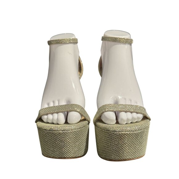 Stuart Weitzman Nudistcurve Hollywood Platform Heel Sandal, Size 7.5 NWOB - Picture 4 of 10